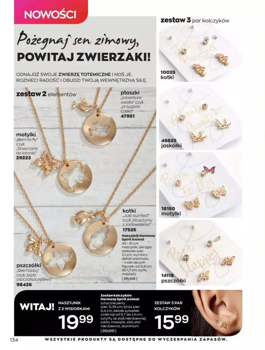 Gazetka promocyjna Avon - Katalog Avon online 4/2021 - ważna 01.04 do 30.04.2021 - strona 134 - produkty: Cynk, Naszyjnik, Orka, Pur