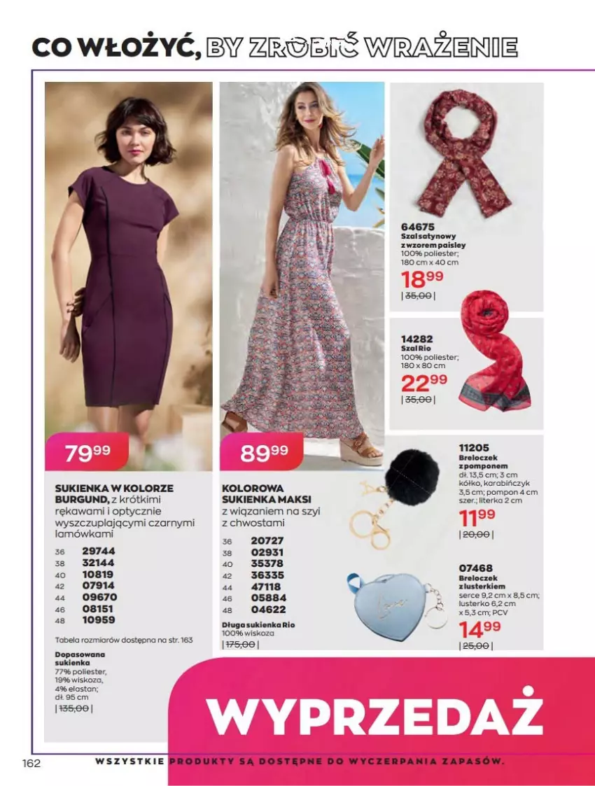 Gazetka promocyjna Avon - Katalog Avon online 4/2021 - ważna 01.04 do 30.04.2021 - strona 162 - produkty: Breloczek, Kawa, Sukienka, Szal