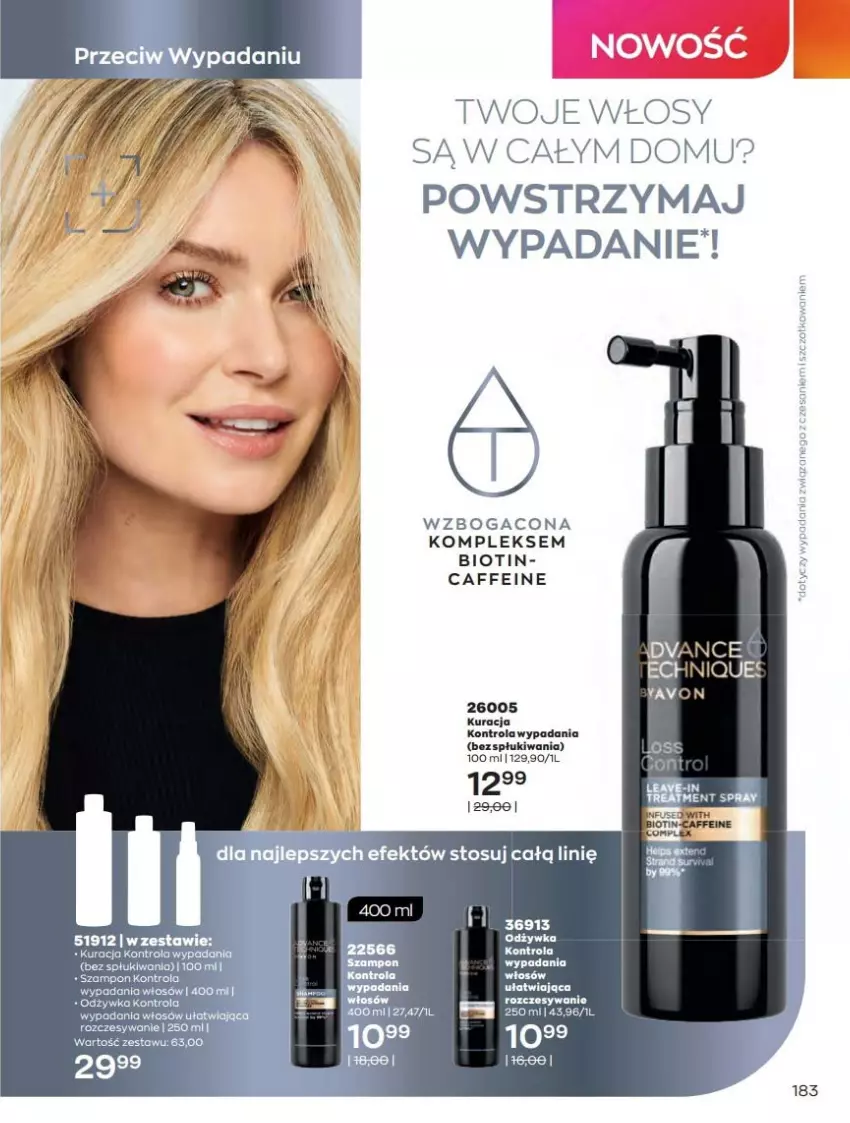 Gazetka promocyjna Avon - Katalog Avon online 4/2021 - ważna 01.04 do 30.04.2021 - strona 183 - produkty: Fa, HP, Kaki, Odżywka, Szampon