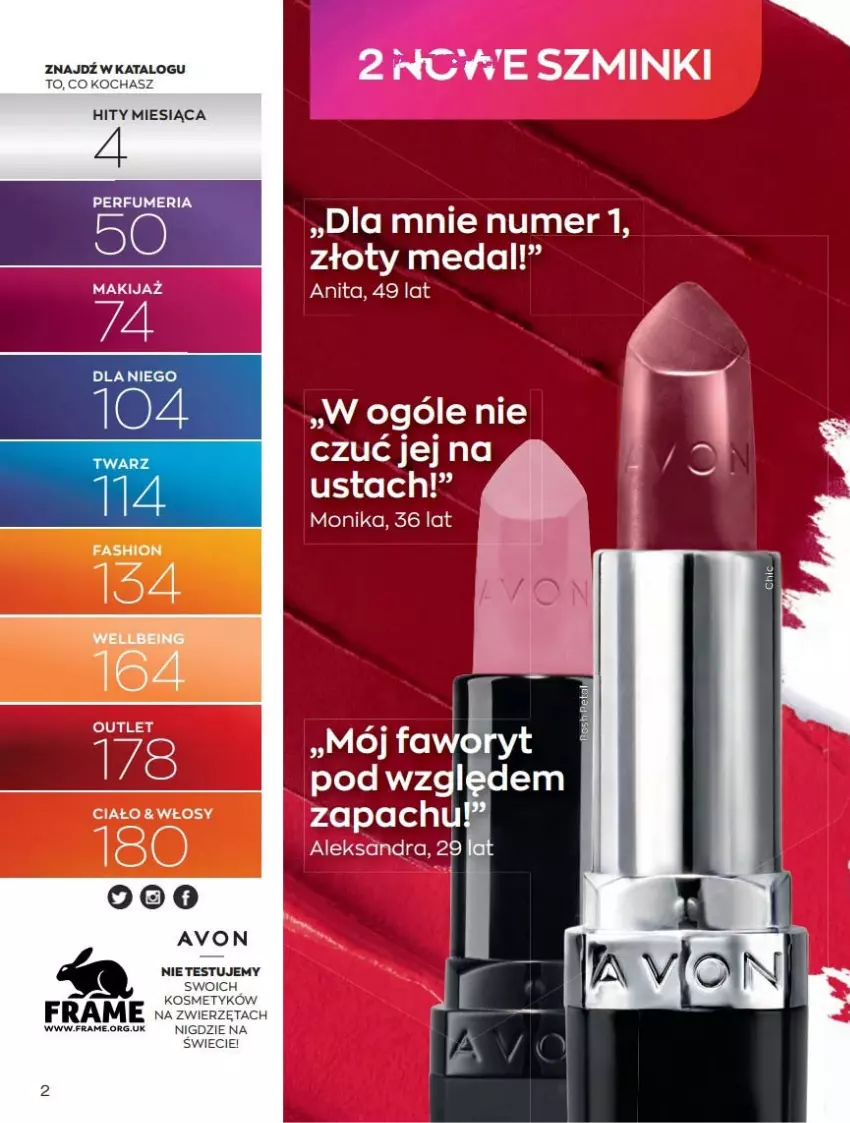 Gazetka promocyjna Avon - Katalog Avon online 4/2021 - ważna 01.04 do 30.04.2021 - strona 2 - produkty: Koc, Makijaż