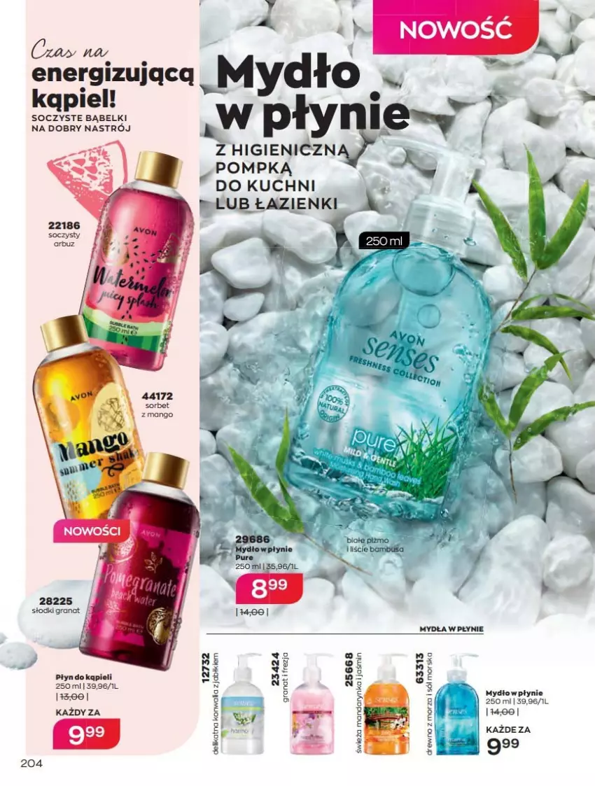 Gazetka promocyjna Avon - Katalog Avon online 4/2021 - ważna 01.04 do 30.04.2021 - strona 204 - produkty: Gra, Granat, Mydło, Pur