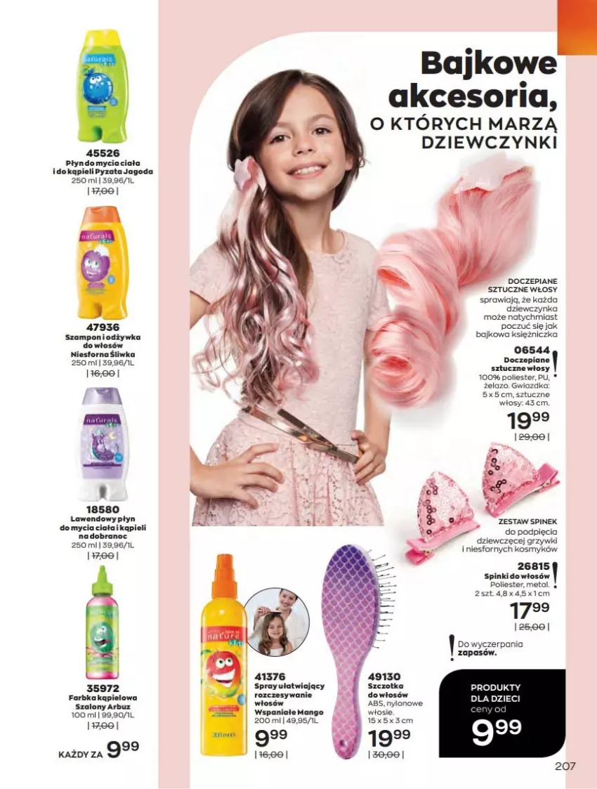 Gazetka promocyjna Avon - Katalog Avon online 4/2021 - ważna 01.04 do 30.04.2021 - strona 207 - produkty: Arbuz, Dzieci, Fa, Mango, Odżywka, Płyn do mycia, Szampon, Szczotka, Szczotka do włosów