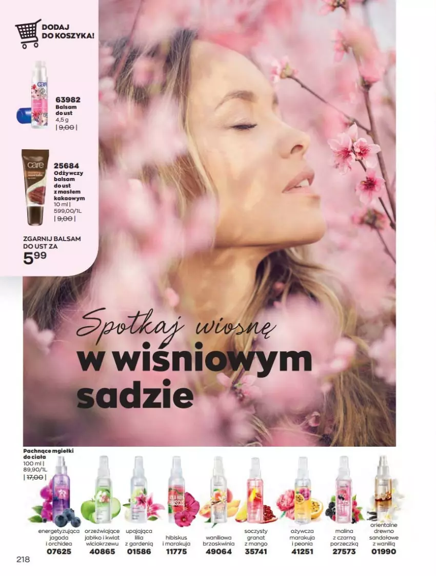 Gazetka promocyjna Avon - Katalog Avon online 4/2021 - ważna 01.04 do 30.04.2021 - strona 218 - produkty: Balsam do ust, Gra, Granat, Kakao, Mango, Por, Sandał