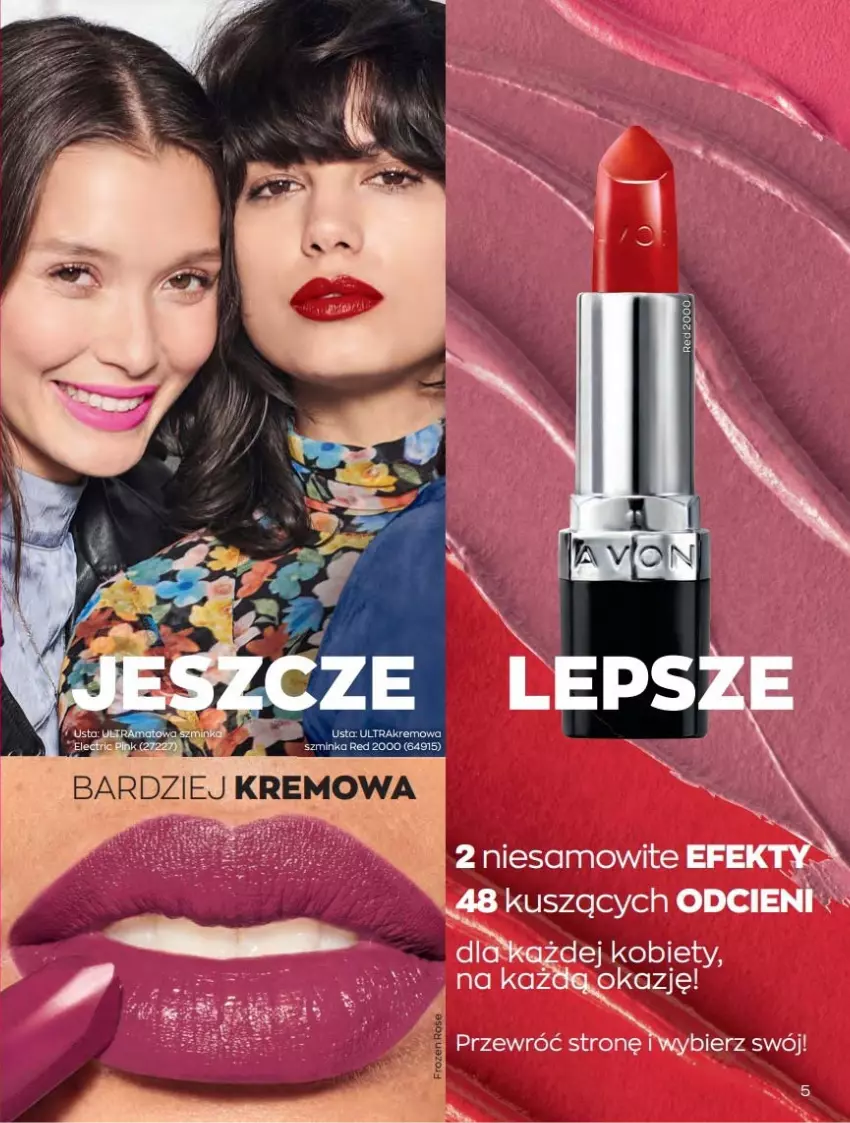 Gazetka promocyjna Avon - Katalog Avon online 4/2021 - ważna 01.04 do 30.04.2021 - strona 5 - produkty: Inka, Szminka