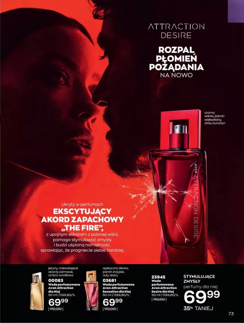 Gazetka promocyjna Avon - Katalog Avon online 4/2021 - ważna 01.04 do 30.04.2021 - strona 73 - produkty: Bursztyn, Jaja, Jeżyny, LG, Perfum, Sati, Woda, Woda perfumowana