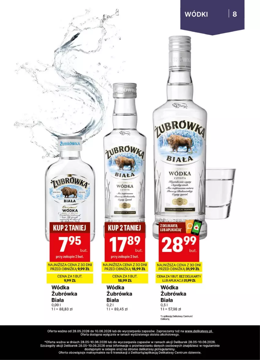 Gazetka promocyjna Delikatesy Centrum - Delibarek DC22-DC23 - ważna 28.05 do 10.06.2026 - strona 8 - produkty: Gra, Rama, Rum, Tran, Wódka