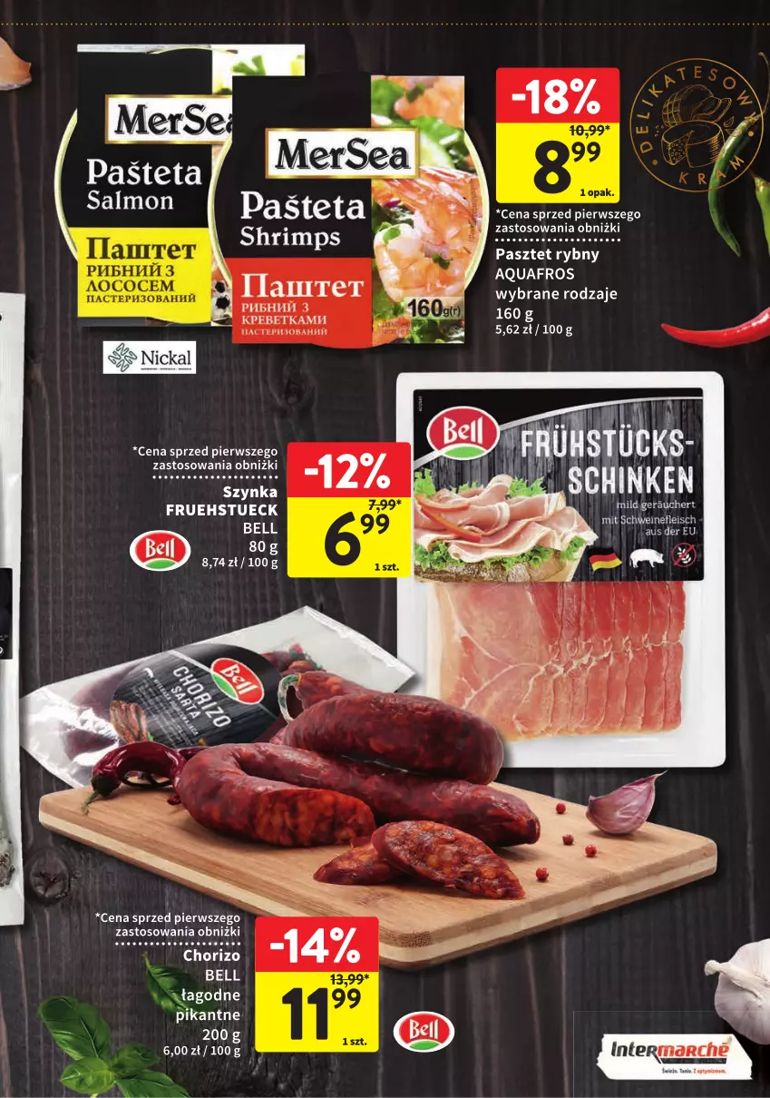 Gazetka promocyjna Intermarche - Gazetka Intermarche - ważna 21.03 do 30.03.2024 - strona 3 - produkty: Bell, Pasztet, Szynka