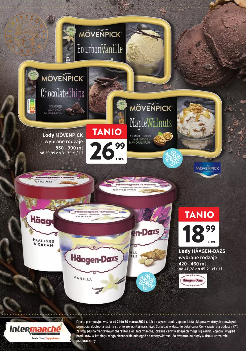 Gazetka promocyjna Intermarche - Gazetka Intermarche - ważna 21.03 do 30.03.2024 - strona 8 - produkty: Lody