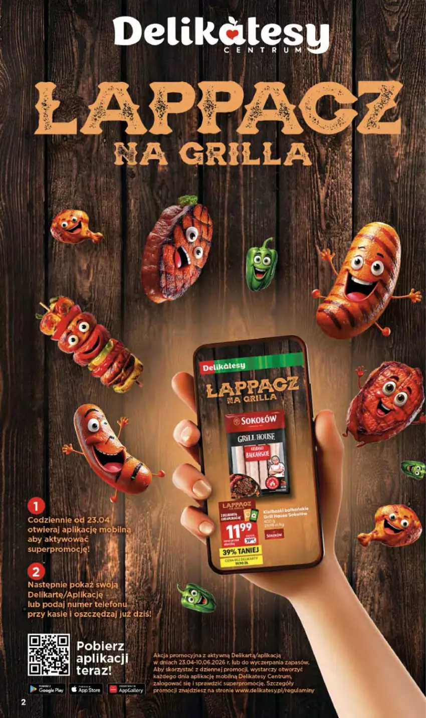 Gazetka promocyjna Delikatesy Centrum - Franczyza DC17 Czwartek - ważna 23.04 do 29.04.2026 - strona 2 - produkty: Mobil, Rum, Telefon