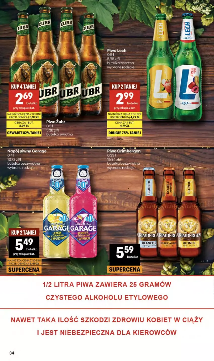 Gazetka promocyjna Delikatesy Centrum - Franczyza DC17 Czwartek - ważna 23.04 do 29.04.2026 - strona 34 - produkty: Gra, Piec, Piwa, Piwo