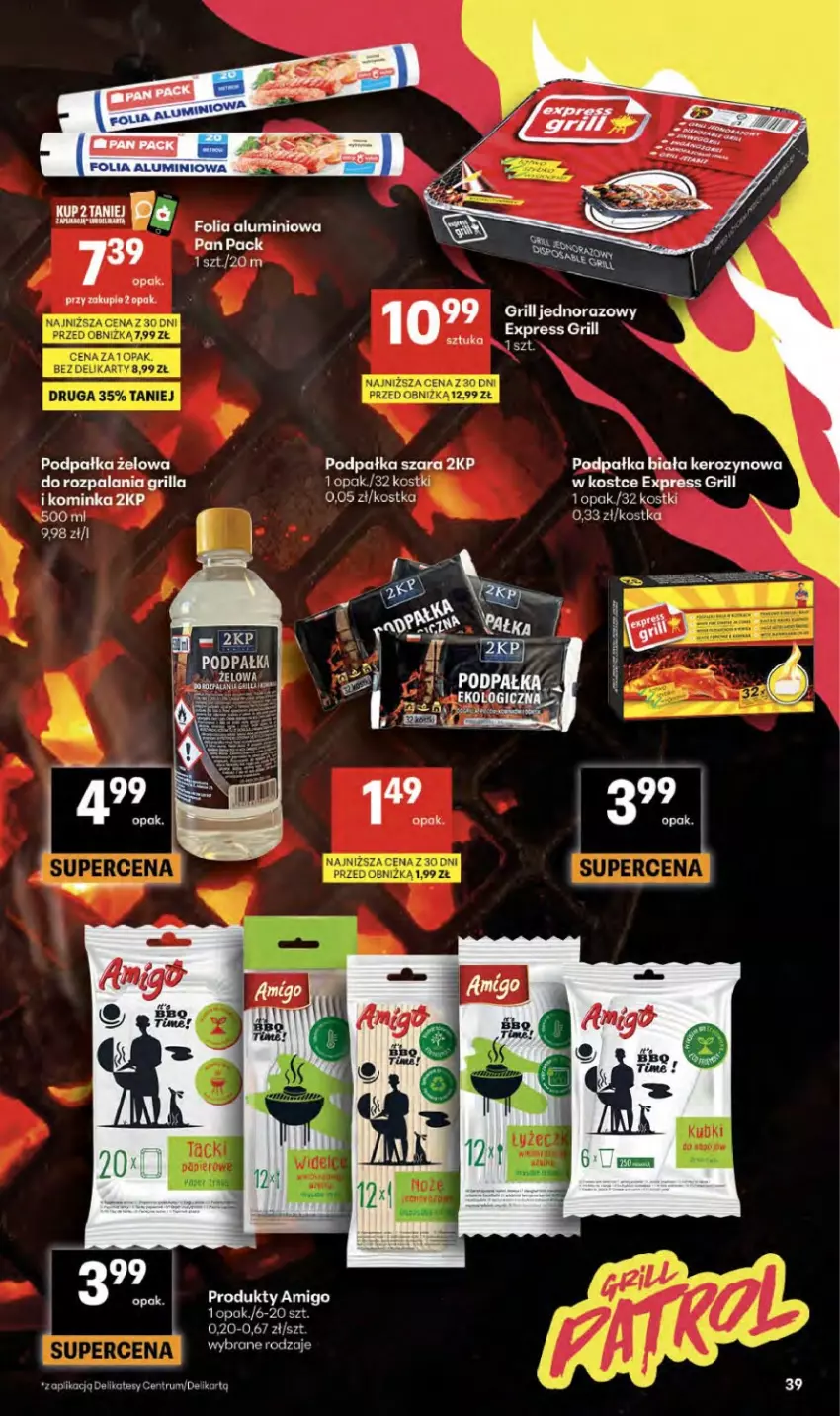 Gazetka promocyjna Delikatesy Centrum - Franczyza DC17 Czwartek - ważna 23.04 do 29.04.2026 - strona 39 - produkty: Folia aluminiowa, Grill, Inka, Rum