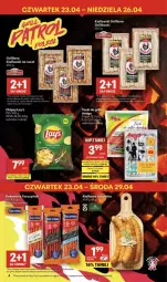 Gazetka promocyjna Delikatesy Centrum - Franczyza DC17 Czwartek - Gazetka - ważna od 29.04 do 29.04.2026 - strona 4 - produkty: Por, Chipsy, Tarczyński, Kabanos, Grill, Kiełbasa