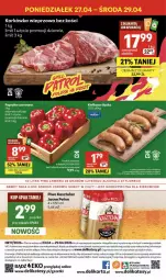 Gazetka promocyjna Delikatesy Centrum - Franczyza DC17 Czwartek - Gazetka - ważna od 29.04 do 29.04.2026 - strona 40 - produkty: Piwa, Piwo, Piec, Rum, Koc, Gra, Kasztelan, Papryka czerwona, Papryka, Karkówka wieprzowa, Kiełbasa, Kiełbasa śląska, Fa
