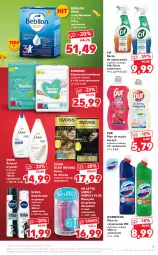 Gazetka promocyjna Kaufland - OFERTA TYGODNIA - Gazetka - ważna od 20.04 do 20.04.2022 - strona 5 - produkty: Domestos, Pur, Cif, Do mycia naczyń, Spray do czyszczenia, Pampers, Mleko modyfikowane, Dezodorant, Płyn do czyszczenia wc, Płyn do mycia naczyń, Dove, Venus, Chusteczki, Syoss, Gillette, Płyn do mycia, Oleo, Nivea, Farba do włosów, Mleko, Fa, BEBILON