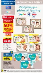 Gazetka promocyjna Lidl - GAZETKA - Gazetka - ważna od 22.05 do 22.05.2024 - strona 50 - produkty: Pampers, O Bag, Dzieci