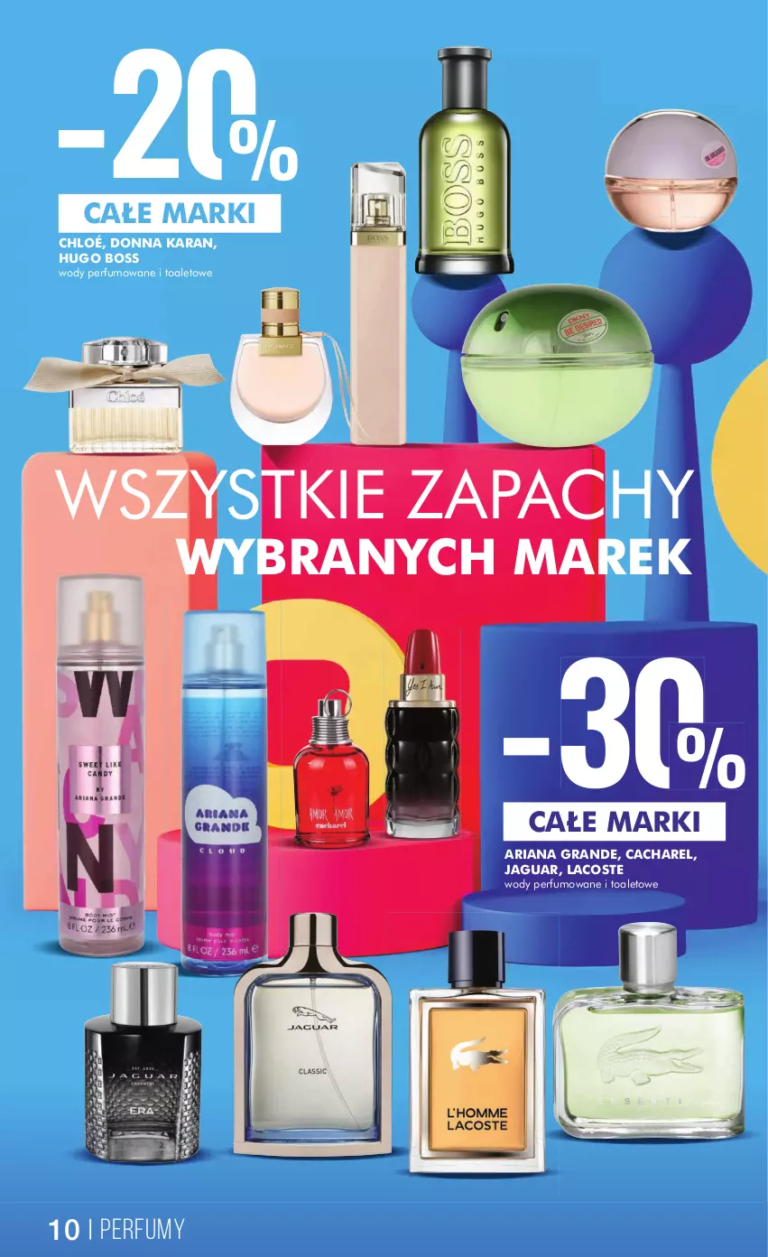 Gazetka promocyjna Super Pharm - Gazetka - ważna 11.07 do 25.07.2024 - strona 10 - produkty: Cacharel, Chloé, Gra, Hugo Boss, Jaguar, Lacoste, Perfum