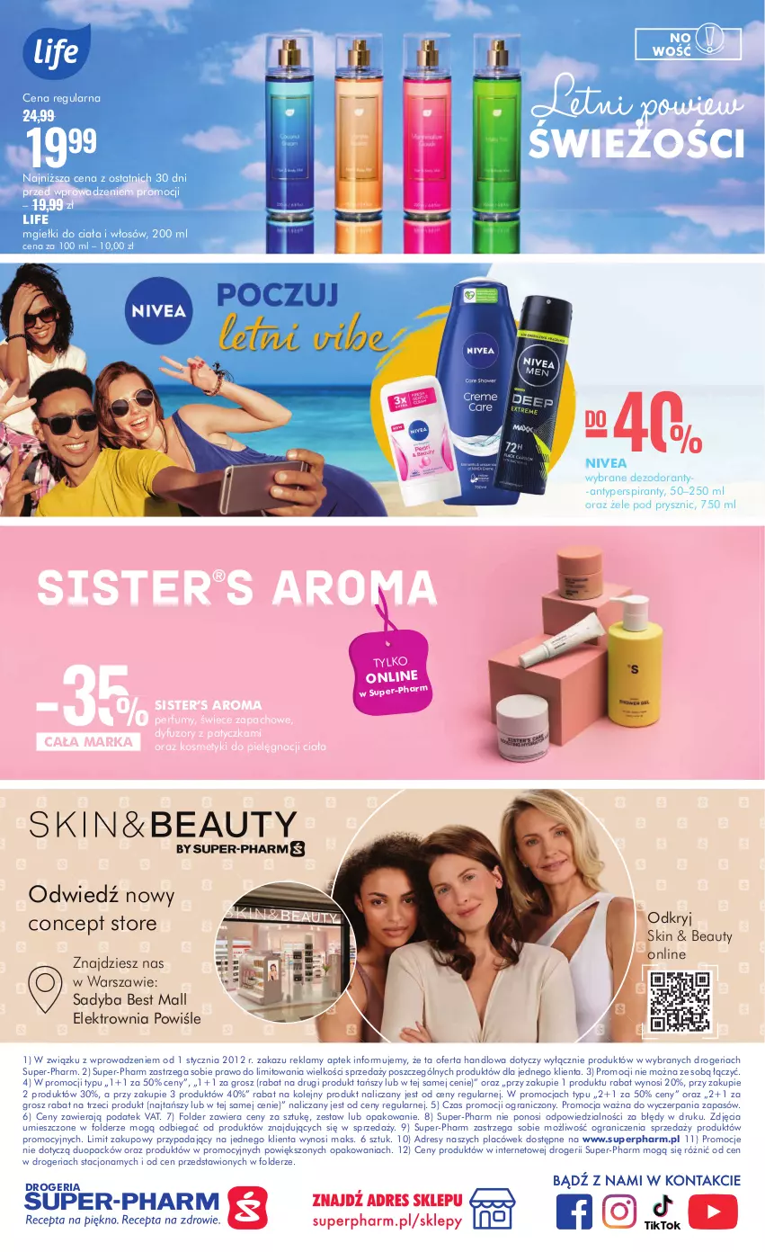 Gazetka promocyjna Super Pharm - Gazetka - ważna 11.07 do 25.07.2024 - strona 20 - produkty: Antyperspirant, Dezodorant, Dres, Gra, Kosmetyki do pielęgnacji, Nivea, Olej, Perfum