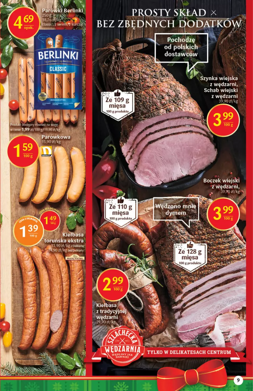 Gazetka promocyjna Delikatesy Centrum - Gazetka DC49 n. fresh - ważna 09.12 do 15.12.2021 - strona 9 - produkty: Kiełbasa