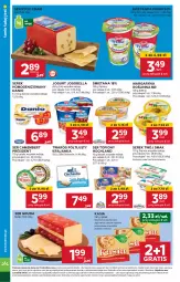 Gazetka promocyjna Stokrotka - Supermarket - Gazetka - ważna od 25.09 do 25.09.2024 - strona 12 - produkty: Ser topiony, Rycki Edam, Top, Ser, Gra, Twaróg, Bell, Jogurt, Président, Serek homogenizowany, Serek, Margaryna, Camembert, Edam, Hochland, Twaróg półtłusty, Danio, Bella, Twój Smak, Gouda, Jogobella, Kasia, HP