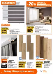 Gazetka promocyjna Obi - Gazetka OBI - Gazetka - ważna od 24.03 do 24.03.2026 - strona 12 - produkty: Zasłona, Roleta, Firana, Szyny, Szyna, Poduszka, Gres