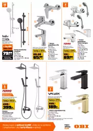 Gazetka promocyjna Obi - Gazetka OBI - Gazetka - ważna od 24.03 do 24.03.2026 - strona 15 - produkty: Kabina prysznicowa, Bateria umywalkowa, Zestaw prysznicowy, Bateria prysznicowa, Słuchawka prysznicowa, Top, Sok, Ser, Gra, Bateria kuchenna, Zlew, Kuchnia, Uchwyty, Tran, Bateria wannowa, Syfon, Bateria, Brodzik, Siedzisko, Piekarnik, Okap, Lakier, Fa