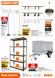 Gazetka promocyjna Obi - Gazetka OBI - Gazetka - ważna od 24.03 do 24.03.2026 - strona 19 - produkty: Top, Sok, Por, Telefon, Regał, Lampa podłogowa, Lampa, Regał metalowy, Dźwig, Podkład, Lampa wisząca