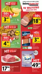 Gazetka promocyjna Intermarche - Gazetka Intermarche - Gazetka - ważna od 17.09 do 17.09.2025 - strona 1 - produkty: Krakus, Parówki, Proszek do prania, Karkówka wieprzowa, Surf, Olewnik