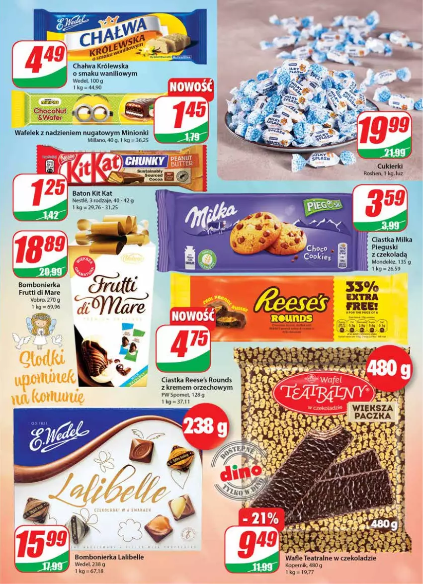 Gazetka promocyjna Dino - Gazetka - ważna 11.05 do 17.05.2022 - strona 3 - produkty: Baton, Bell, Ciastka, Kit Kat, Milka, Wafelek, Wafle