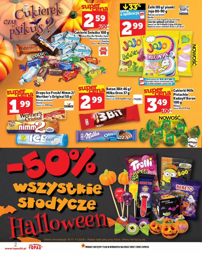 Gazetka promocyjna Topaz - Gazetka - ważna 30.10 do 05.11.2025 - strona 2 - produkty: Fa, Top