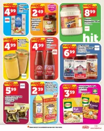 Gazetka promocyjna Topaz - Gazetka - Gazetka - ważna od 05.11 do 05.11.2025 - strona 13 - produkty: Koncentrat pomidorowy, Dawtona, Top, Ryż, Mus, HELCOM, Bulgur, Cenos, Kasza, Musztarda, LG