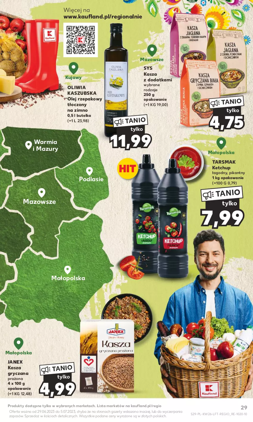 Gazetka promocyjna Kaufland - Gazetka tygodnia - ważna 29.06 do 05.07.2023 - strona 29 - produkty: Gry, Kasza, Kasza gryczana, Ketchup, Olej, Olej rzepakowy