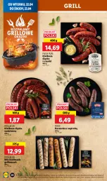 Gazetka promocyjna Lidl - GAZETKA - Gazetka - ważna od 23.04 do 23.04.2025 - strona 22 - produkty: Pur, PIKOK, Kaszanka, Grill, Kasza, Kiełbasa, Kiełbasa śląska