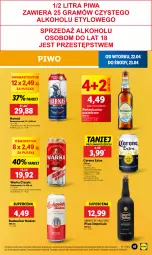 Gazetka promocyjna Lidl - GAZETKA - Gazetka - ważna od 23.04 do 23.04.2025 - strona 43 - produkty: Piwo, Ser, NBA, Gra, Warka, Corona Extra, Harnaś