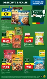 Gazetka promocyjna Lidl - GAZETKA - Gazetka - ważna od 23.04 do 23.04.2025 - strona 49 - produkty: Banany, Klementynki, Orzeszki, Chipsy, Kiwi, Owoce, Orzeszki ziemne, Kokos