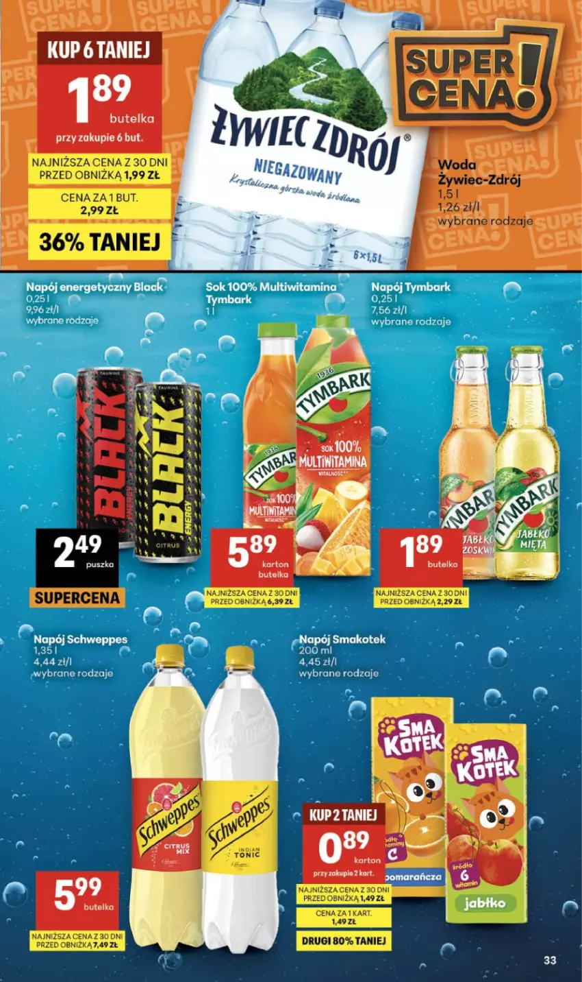 Gazetka promocyjna Delikatesy Centrum - Franczyza DC30 Czwartek - ważna 23.07 do 29.07.2026 - strona 33 - produkty: Kotek, Lack, Napój, Smakotek