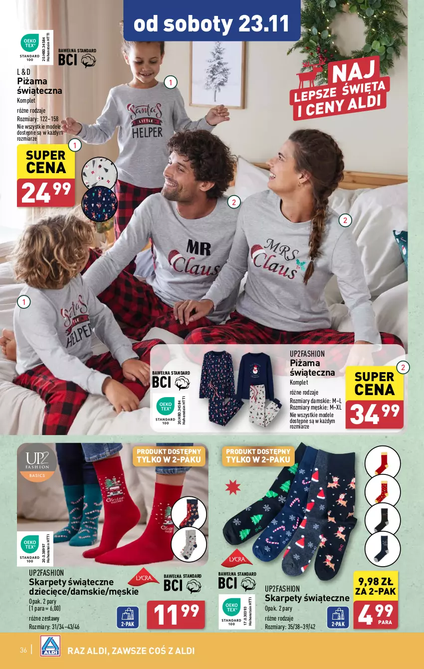 Gazetka promocyjna Aldi - Pełna oferta - ważna 18.11 do 23.11.2024 - strona 36 - produkty: Dzieci, Fa, Karp, Piżama