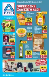 Gazetka promocyjna Aldi - Pełna oferta - Gazetka - ważna od 23.11 do 23.11.2024 - strona 1 - produkty: Krakus, Ser, Por, Gra, Złoty Mazur, Kawa ziarnista, Kawa, Szynka, Margaryna, Sport, Miód, Oliwa z oliwek, Słynne, Skrzat, Nektar, Piżama, Fa