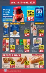 Gazetka promocyjna Aldi - Pełna oferta - Gazetka - ważna od 23.11 do 23.11.2024 - strona 12 - produkty: Piec, Ketchup, Makaron, Sos, Mus, Borówka, Croissant, Spaghetti, Chleb, Bułka