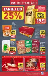 Gazetka promocyjna Aldi - Pełna oferta - Gazetka - ważna od 23.11 do 23.11.2024 - strona 13 - produkty: Mus, Inka, Kawa zbożowa, Kawa mielona, Kawa, Herbata czarna, Mocca Fix Gold, Chleb, Woseba, Herbata