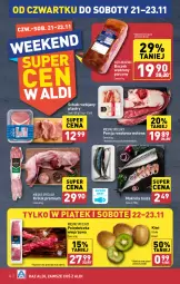 Gazetka promocyjna Aldi - Pełna oferta - Gazetka - ważna od 23.11 do 23.11.2024 - strona 24 - produkty: Por, Polędwiczka wieprzowa, Mięsne specjały, Kiwi, Królik, Tusz, Boczek