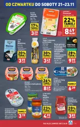 Gazetka promocyjna Aldi - Pełna oferta - Gazetka - ważna od 23.11 do 23.11.2024 - strona 25 - produkty: Piec, Kurczak, Sałatka, Koncentrat pomidorowy, Warzywa, Sos, Ser, Pur, Rio Mare, Twaróg, Jogurt owocowy, Jogurt, Golden Seafood, Sałat, Pesto, Szprot, Twaróg półtłusty, Tuńczyk, Pudliszki, Ser pleśniowy, Grill, Lazur, Emmental, Danie gotowe