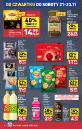 Gazetka promocyjna Aldi - Pełna oferta - Gazetka - ważna od 23.11 do 23.11.2024 - strona 26 - produkty: Piwa, Piwo, Kawa rozpuszczalna, Gra, Orzeszki, Chipsy, Kawa, Herbata czarna, Schweppes, Lipton, Napój gazowany, Oshee, Jacobs, Orzeszki ziemne, Herbata, Napój, Likier