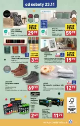 Gazetka promocyjna Aldi - Pełna oferta - Gazetka - ważna od 23.11 do 23.11.2024 - strona 39 - produkty: Por, Noż, Koc, Gra, Pościel, Buty, Wieszak, Warka, Baterie alkaliczne, Bateria, LG, Fa