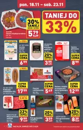 Gazetka promocyjna Aldi - Pełna oferta - Gazetka - ważna od 23.11 do 23.11.2024 - strona 8 - produkty: Polędwica, Mięso mielone, Sos, Salami, Pstrąg tęczowy, Pasztet, Mięsne specjały, Golden Seafood, Szynka, Pstrąg, Mięso, Pstrąg łososiowy