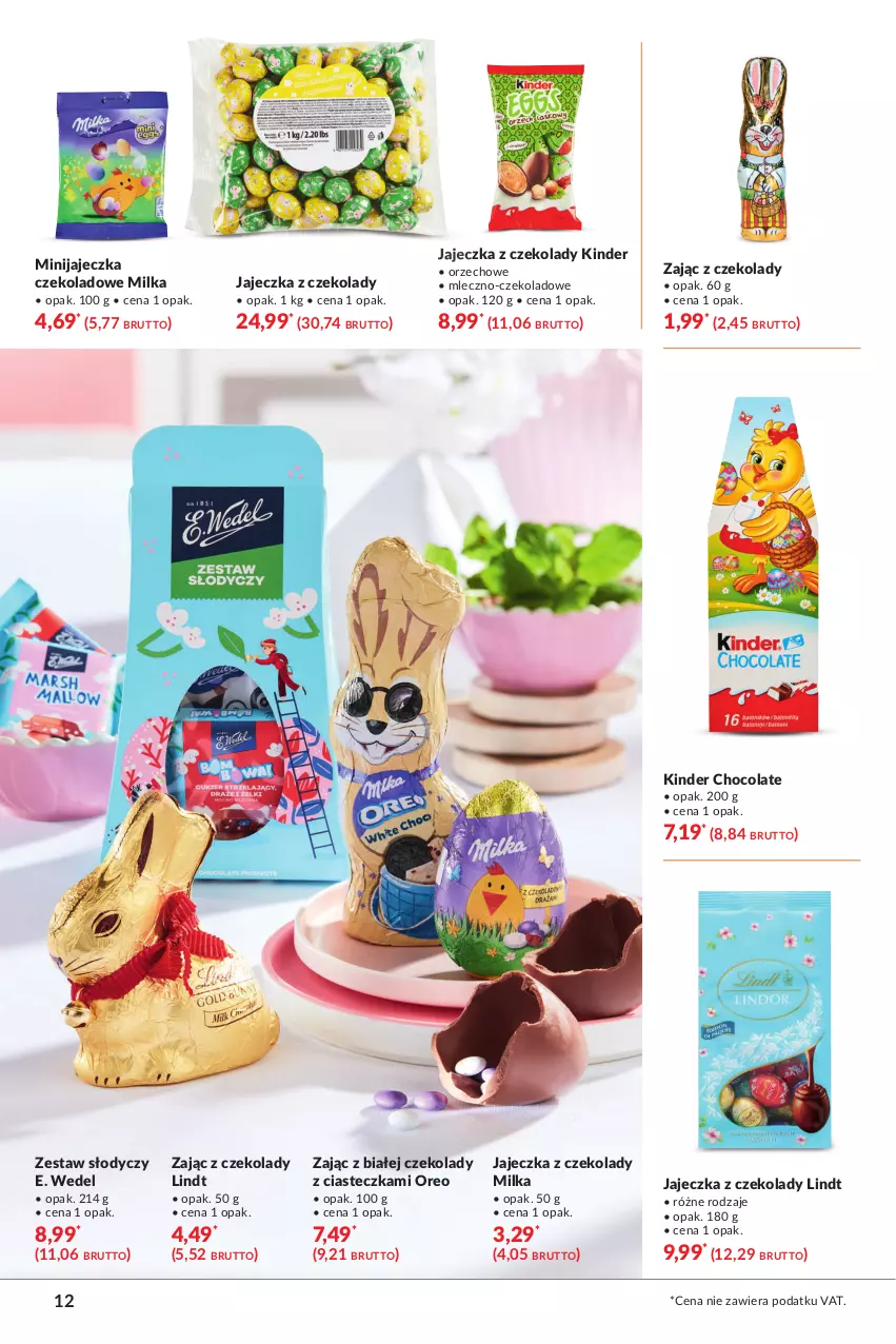 Gazetka promocyjna Makro - [Oferta specjalna] Delikatesy - ważna 23.03 do 03.04.2021 - strona 12 - produkty: E. Wedel, Kinder, Lindt, Milka, Oreo