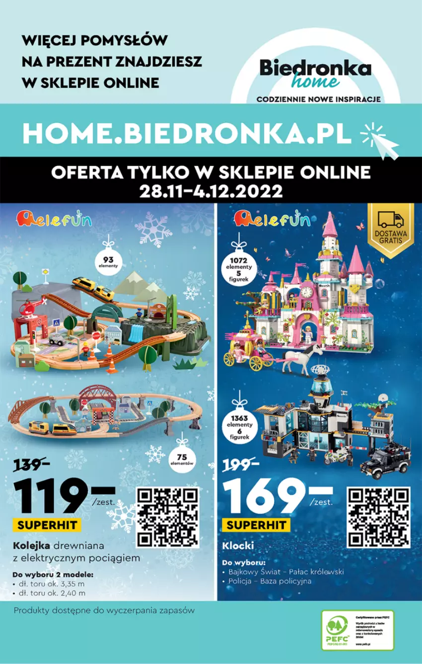 Gazetka promocyjna Biedronka - Gazetka - Biedronka.pl - ważna 01.12 do 07.12.2022 - strona 60 - produkty: Dron, Kolejka, Królewski, Olej, Pociąg