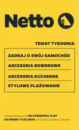 Gazetka promocyjna Netto - Akcesoria i dodatki - Gazetka - ważna od 17.07 do 17.07.2024 - strona 1 - produkty: Samochód, Rower