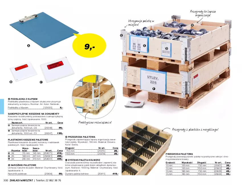 Gazetka promocyjna AJ Produkty - Marzec - ważna 01.03 do 31.03.2021 - strona 300 - produkty: Cynk, Mop, Narożnik, Paleta, Podkład, Podkładka, Sok, Sos, Telefon, Uchwyty