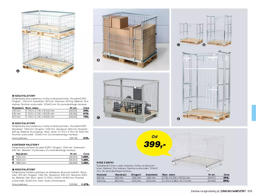 Gazetka promocyjna AJ Produkty - Marzec - ważna 01.03 do 31.03.2021 - strona 303 - produkty: Cynk, Kosz, Sok