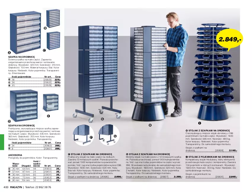 Gazetka promocyjna AJ Produkty - Marzec - ważna 01.03 do 31.03.2021 - strona 400 - produkty: Mobil, Pojemnik, Sok, Stojak, Szafka, Telefon, Tran